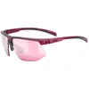 Image de Uvex aerios - lunettes de sport pour adults - protection à 100% contre les UVA, UVB et UVC - confort et maintien parfait sans points de pression - cranberry matt/mir.rose - one size