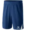 Image de Erima Short pour Femme de 5 Cubes 46 Bleu Marine/Blanc