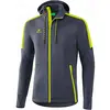 Image de Erima Basic 2.0 Veste Softshell Enfant Dark Grey/Bio Lime FR: XS (Taille Fabricant: 140)