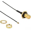 Image de DeLOCK 12464 câble coaxial RP-SMA MHF IV/ HSC MXHP32 0,1 m Noir - Câbles coaxiaux (RP-SMA, MHF IV/ HSC MXHP32, Droit, Courbe, 0,1 m, Noir)