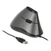 Image de DeLOCK 12527 USB Optique 800DPI Droitier Noir, Gris souris - Souris (Droitier, Optique, USB, 800 DPI, 116,4 g, Noir, Gris)