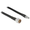 Image de DeLOCK 2m, N/RP-SMA câble coaxial CFD400, LLC400 Noir