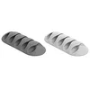 Image de DeLock Support de câble avec 5 Ouvertures Blanc/Gris