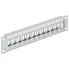 Image de DeLock 10 Keystone Patch Panel 12 Ports Métal Gris
