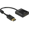 Image de DeLock 62607 Adaptateur DisplayPort 1.2 vers HDMI 0,20 cm Noir
