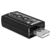 Image de DeLOCK 63926 7.1canaux USB carte sons - Cartes sons (7.1 canaux, 24 bit, USB, Noir, Windows 10,Windows 7,Windows 8.1, Mac OS X 10.9 Mavericks)