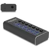 Image de DeLOCK 7 Port USB Hub avec 3 Ports 10 Gbps et 4 Schnellladeports 5 Gbps