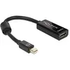 Image de DeLock 65099 Adaptateur Mini-Displayport vers HDMI 0,18 m Noir