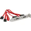 Image de DeLOCK slotblech Baies internes 2 x SATA ZU 2 x eSATA externes