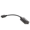 Image de DeLock 65314 Adaptateur MHL Mâle/Haute Vitesse HDMI Femelle + USB Micro B Femelle 15 cm Noir
