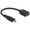 Image de DeLOCK USB 3.1 Gen 2 Type-C/Typ-A câble USB 0,1 m USB 3.1 Gen 2 Type-A Noir