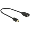 Image de DELOCK Cable HDMI Micro-D Macho HDMI-A HEMBRA 3D 4K 20 CM