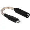 Image de DELOCK Adaptateur audio 8 broches LIGHTNING  MACHO 3,5 MM 4 broches