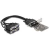 Image de DeLOCK 66324 Carte et Adaptateur d'interfaces Interne RS-232, VGA