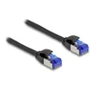 Image de DeLOCK Câble réseau RJ45 Cat.6A S/FTP Slim 0,25 m noir marque