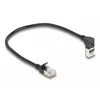 Image de DeLOCK 80285 câble de réseau Noir 0,25 m Cat6a S/FTP (S-STP)