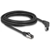 Image de DeLOCK 80396 - Connecteur mâle/femelle, F/FTP, 3m, noir