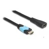 Image de DeLOCK 81997 câble HDMI 1 m HDMI Type A (Standard) Noir, Turquoise