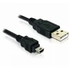 Image de Delock cable USB 2.0 > USB-B mini 5pin prise mâle/prise mâle
