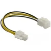Image de DeLOCK Rallonge P4 4 Broches mâle vers P4 4 Broches Femelle 15 cm