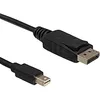 Image de DeLOCK 82438 Cable Displayport mini vers Displayport 1.8 m Noir