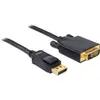 Image de DeLock 82591 Adaptateur DisplayPort vers DVI 2,0 m Noir