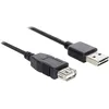 Image de Delock cable EASY USB 2.0-A prise mâle > USB 2.0-A femelle 1 m
