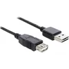 Image de Delock cable EASY USB 2.0-A prise mâle > USB 2.0-A femelle 3 m