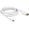 Image de DeLOCK cable mini DisplayPort St > 5,0 m blanc - 83484