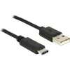 Image de DeLOCK 83600 câble USB 1 m USB 2.0 USB C USB A Noir