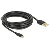 Image de DeLOCK 83669 Câble Chargeur USB 4 m USB 2.0 USB A USB C Noir