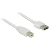 Image de DeLOCK 2m, USB2.0-A/USB2.0-B câble USB USB A USB B Blanc - Câbles USB (USB2.0-A/USB2.0-B, 2 m, USB A, USB B, 2.0, Male connector / Male connector, Blanc)