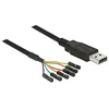Image de DeLOCK 1.8m USB2.0-A/TTL 6-p câble USB 1,8 m Noir