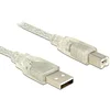 Image de DeLOCK 83895 câble USB 3 m USB 2.0 USB A USB B Transparent