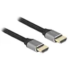 Image de Delock Câble HDMI ultra haute vitesse 48 Gbps 8 K 60 Hz gris 0,5 m certifié