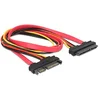 Image de DeLOCK 84361 cable d'extension SATA 22 pin male vers SATA 22 pin femelle 50 cm