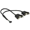 Image de DeLOCK 84832 câble USB 0,25 m USB 2.0 2 x USB A Noir