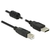 Image de DeLOCK 0.5m, USB 2.0-A/USB 2.0-B câble USB 0,5 m USB A USB B Noir