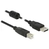 Image de DeLOCK 3m, USB 2.0-A/USB 2.0-B câble USB USB A USB B Noir - Câbles USB (USB 2.0-A/USB 2.0-B, 3 m, USB A, USB B, 2.0, Male connector / Male connector, Noir)