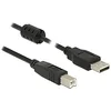 Image de DeLOCK 5m, USB 2.0-A/USB 2.0-B câble USB USB A USB B Noir