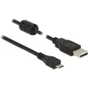 Image de DeLOCK 3m, USB 2.0-A/USB 2.0 Micro-B câble USB USB A Micro-USB B Noir