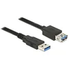 Image de DeLOCK 85055 câble USB 1,5 m USB 3.2 Gen 1 (3.1 Gen 1) USB A Noir