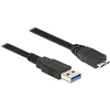 Image de DeLOCK 85073 câble USB 1,5 m USB 3.2 Gen 1 (3.1 Gen 1) USB A Micro-USB B Noir