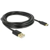 Image de DeLOCK 85209 câble USB 3 m USB 2.0 USB A USB C Noir