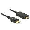 Image de DELOCK 85316 ADAPTADOR DE Cable DE VÍDEO 1 M DISPLAYPORT HDMI Negro