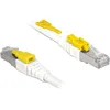 Image de DeLOCK 85335 câble de réseau 5 m Cat6a S/FTP (S-STP) Blanc - Câbles de réseau (5 m, Cat6a, S/FTP (S-STP), RJ-45, RJ-45, Blanc)