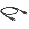 Image de DELOCK 85506 CABLE DISPLAYPORT 0,5 M NEGRO 4K 60HZ