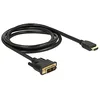 Image de DELOCK 85583 Cable HDMI - DVI-D 1.50M Negro