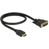 Image de DELOCK 85651 ADAPTADOR DE CABLE DE VÍDEO 0,5 M HDMI TIPO A (ESTÁNDAR) DVI NEGRO