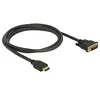 Image de Delock 85653 Câble HDMI vers DVI 24+1 bidirectionnel 1,5 m
